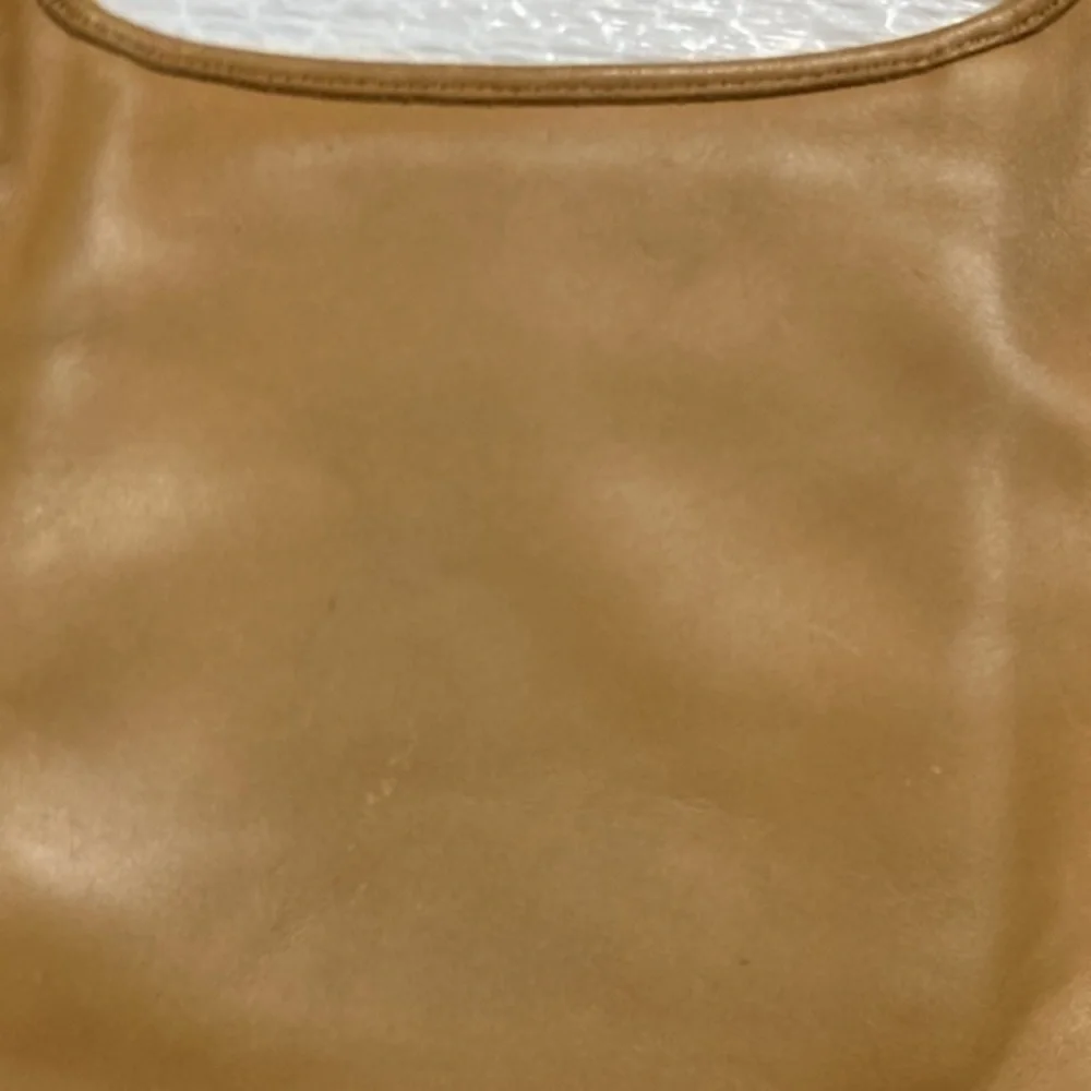 Coach tan leather vintage slim hippie bag 9135 - Picture 8 of 16